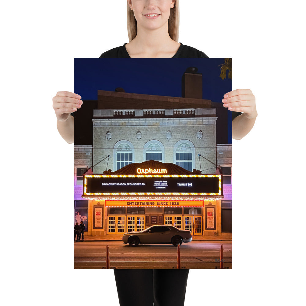 "Orpheum Nightlife" Memphis, TN Photography Print