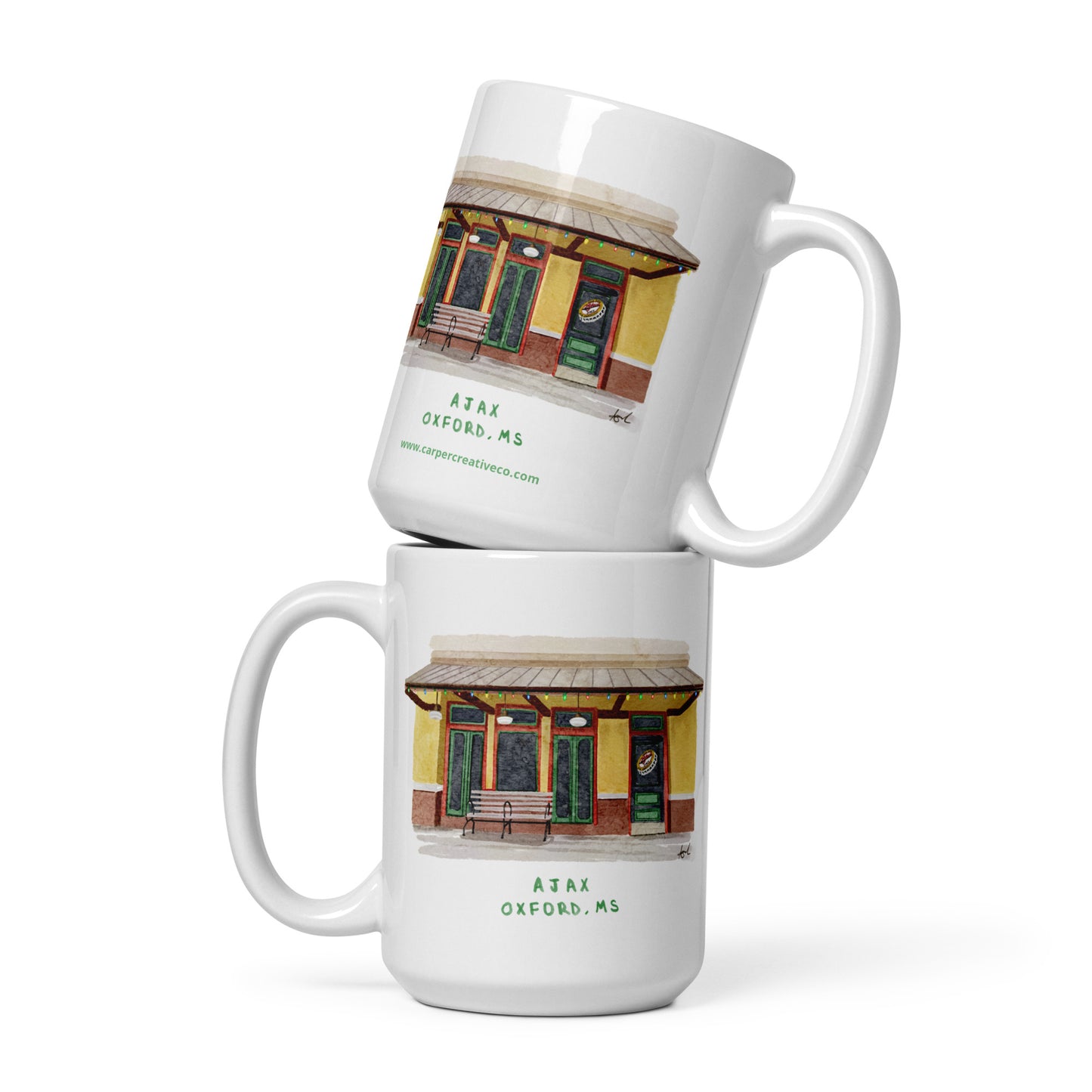 Ajax Oxford MS Watercolor Art Mug